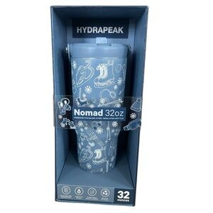 HYDRAPEAK Nomad 32oz Blue Winter Sports Stainless Steel Bottle Limited Ed NEW